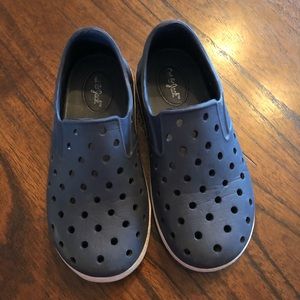 Blue target brand water shoes